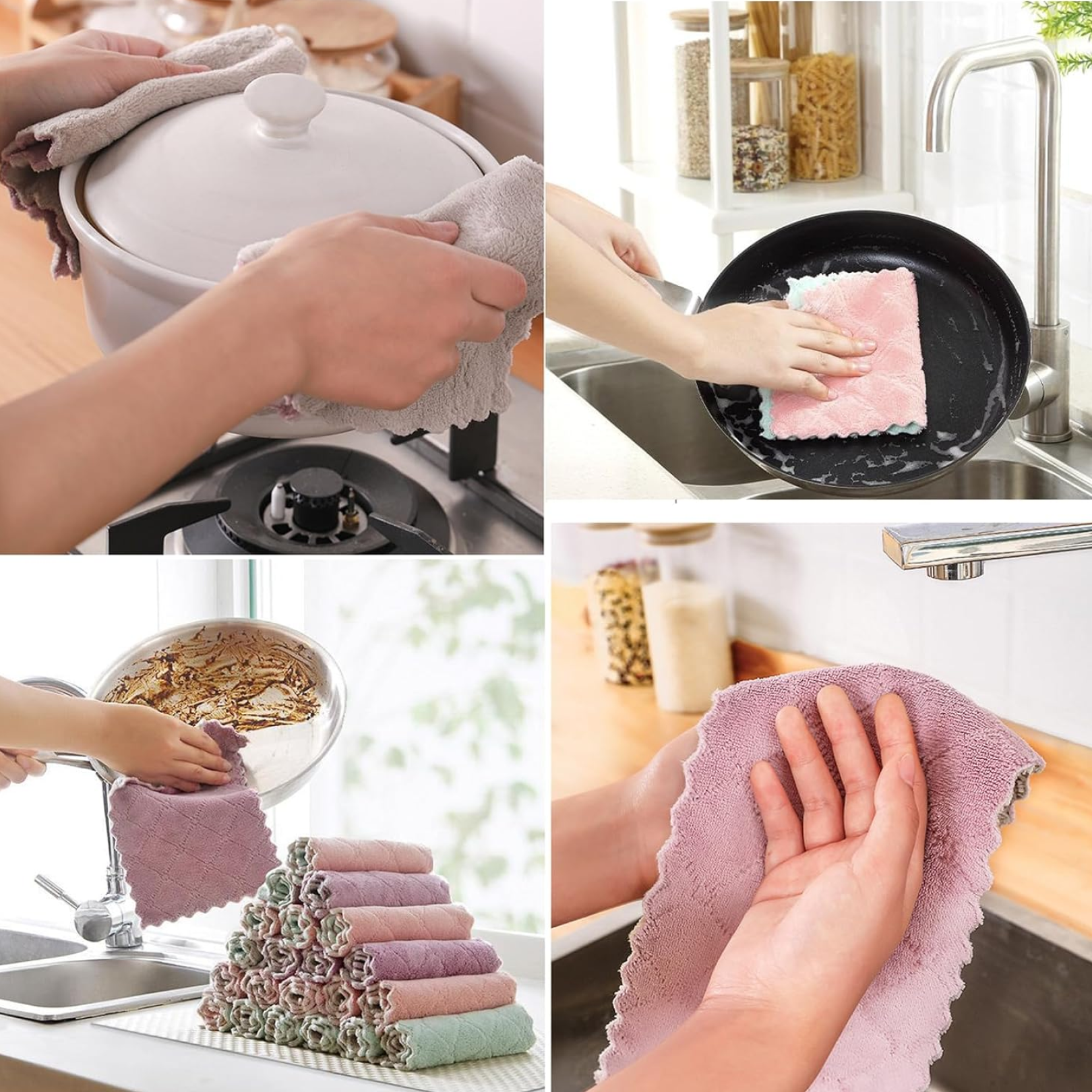 Multi -Purpose Wash Towel for Kitchen (20x12cm) Signature Kart