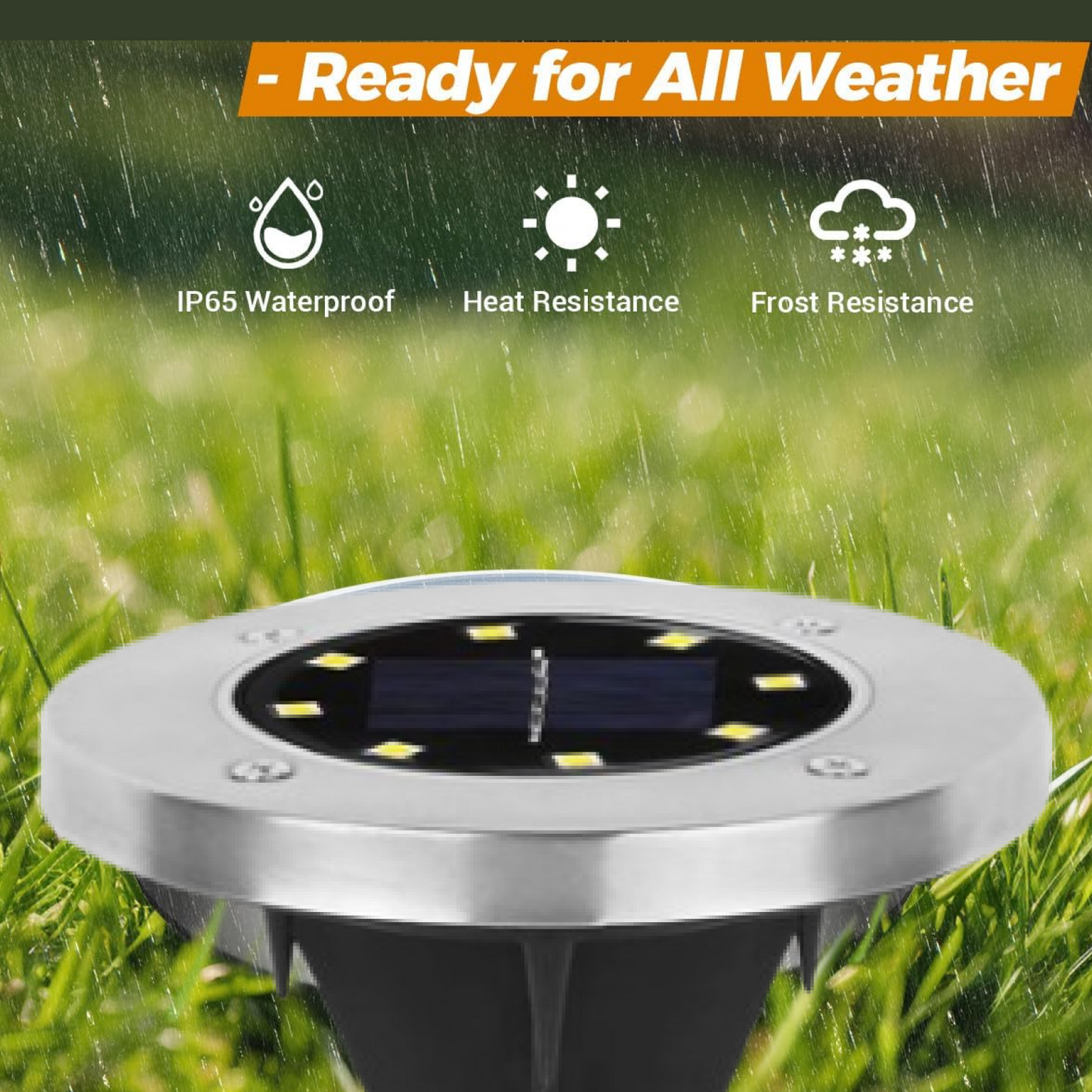 Solar Powered LED Garden Lights (4 Pc) signaturekarts