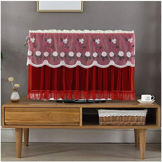 Dustproof Cover For Indoor, TV Screen Protector Cloth Cover (42 Inch / Mix Color) signaturekarts