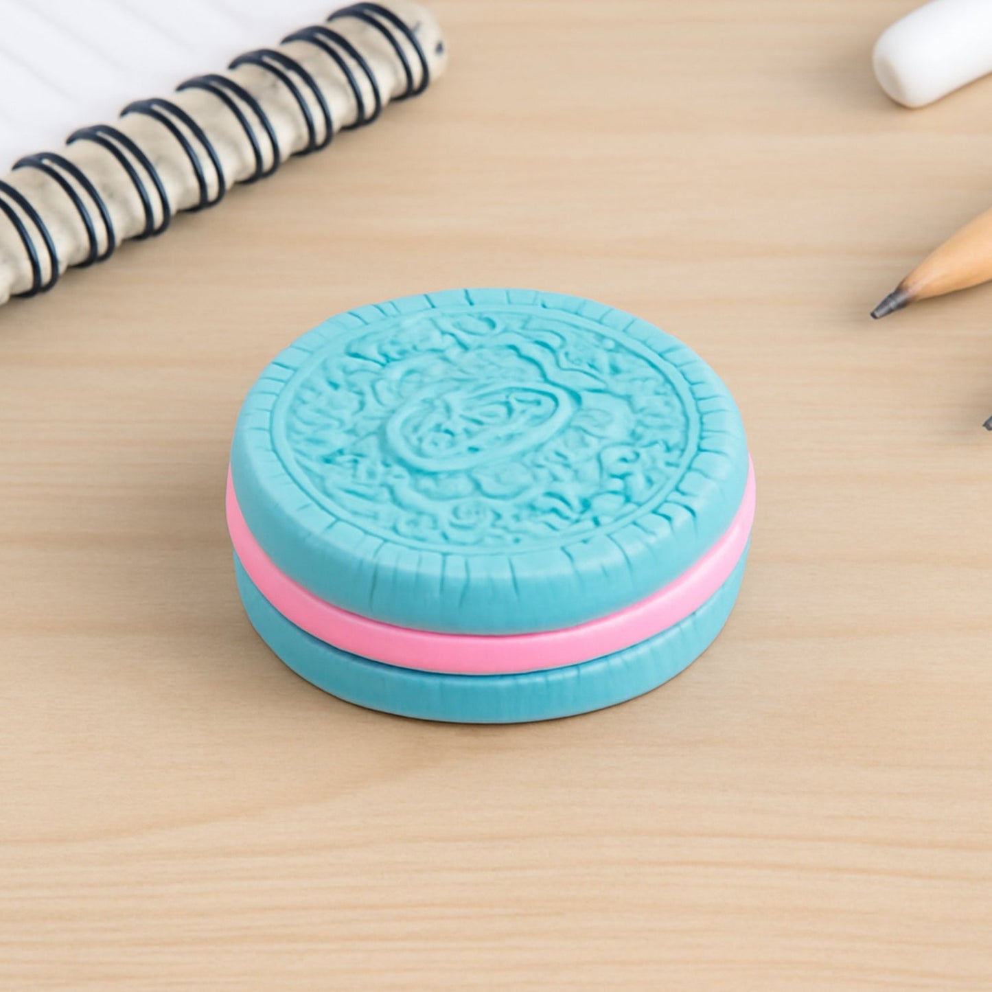 Biscuit Shape Eraser Unique Designs & Patterns (1 Pc) Signaturekarts