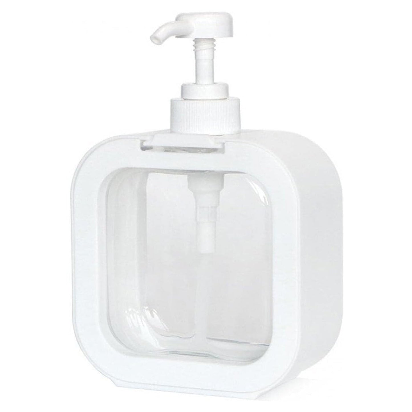 Snap sink Dispenser Plastic Clear Empty Pump Lotion Bottles (1 Set) Signaturekarts