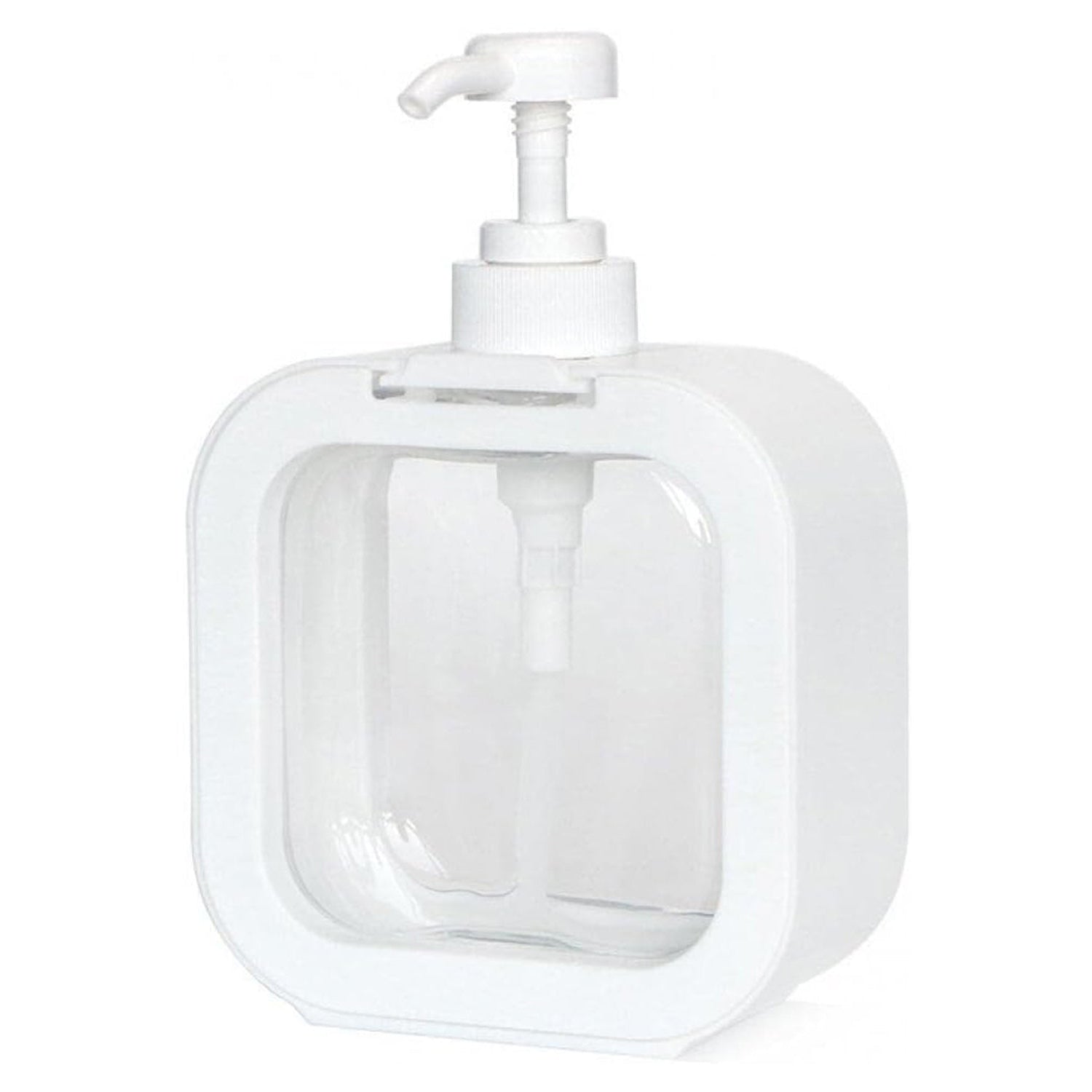 Snap sink Dispenser Plastic Clear Empty Pump Lotion Bottles (1 Set) Signaturekarts