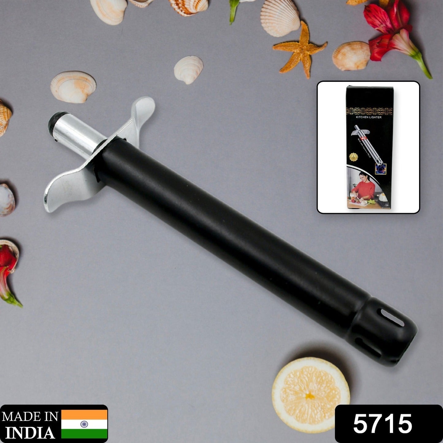 Stainless Steel Gas Lighter for Kitchen Gas Stove Long-Lasting Unbreakable Lighter 1 Pc signaturekarts