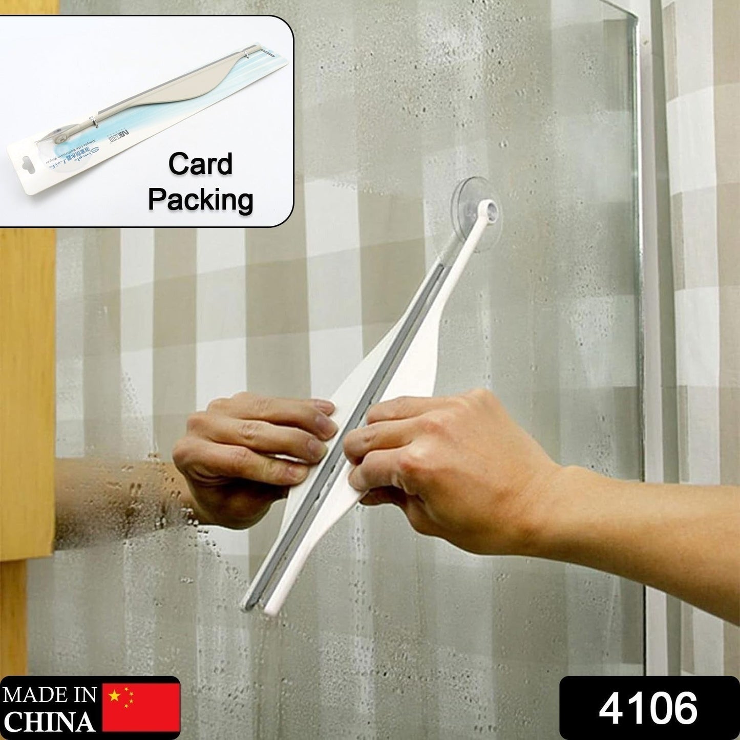 All-in-One Cleaner: Squeegee for Shower, Bathroom & Windows signaturekarts
