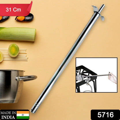 Stainless Steel Gas Lighter - Long Spark Kitchen Stoves & Restaurants (31 Cm / 1 Pc) signaturekarts