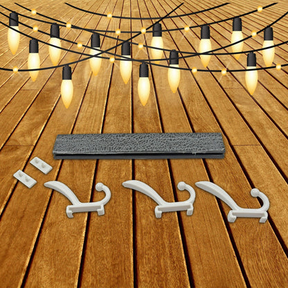 Wall Mounted Coat Hanger Rack – 6 Hooks for Clothes, Jackets & Hats signaturekarts