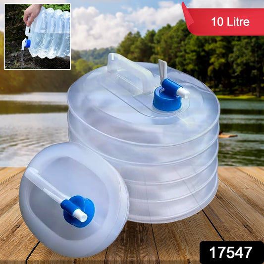 Outdoor Camping Collapsible Portable Water Container with Carry Handle Tap Valve Large Food Grade signaturekarts