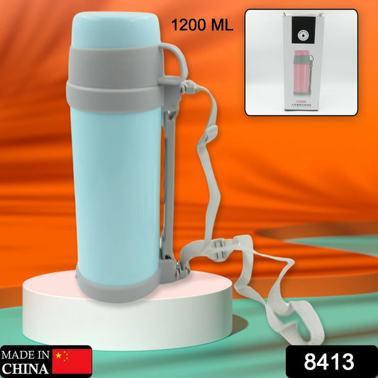 Stainless Steel Vacuum Bottle – 1200 ML Double-Wall Insulated Travel Bottle signaturekarts