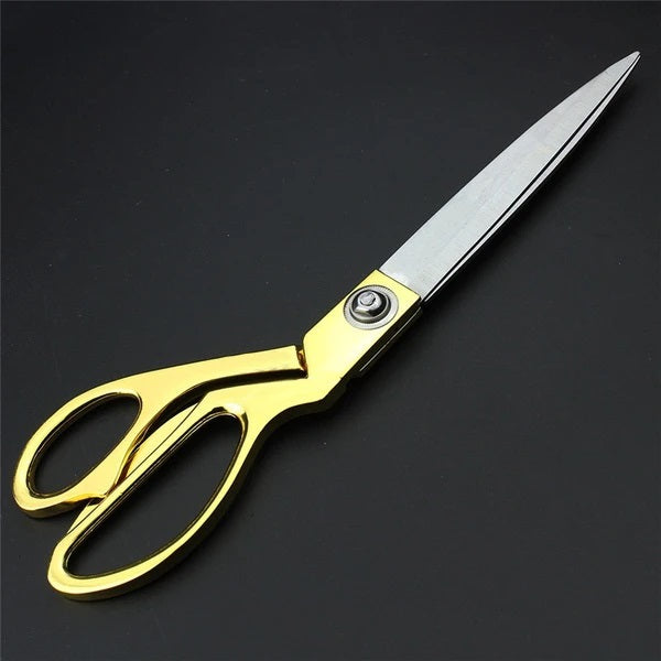 Stainless Steel Tailoring Scissor Sharp Cloth Cutting for Professionals  (Golden) signaturekarts