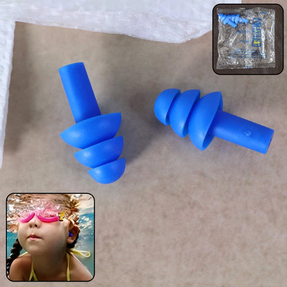 Reusable Silicone Swimming Ear Plugs - (Set) signaturekarts