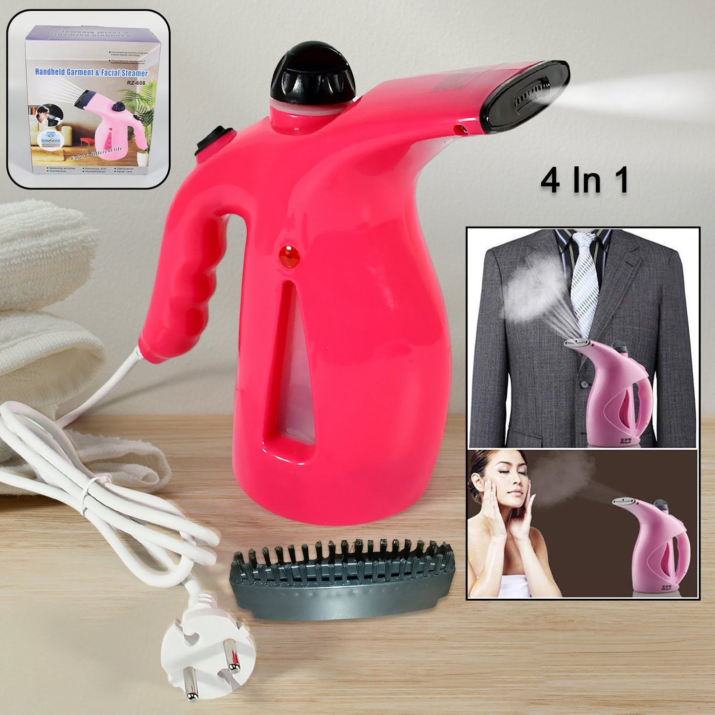 Portable 4 in 1 Handy Vapor Steamer signaturekarts
