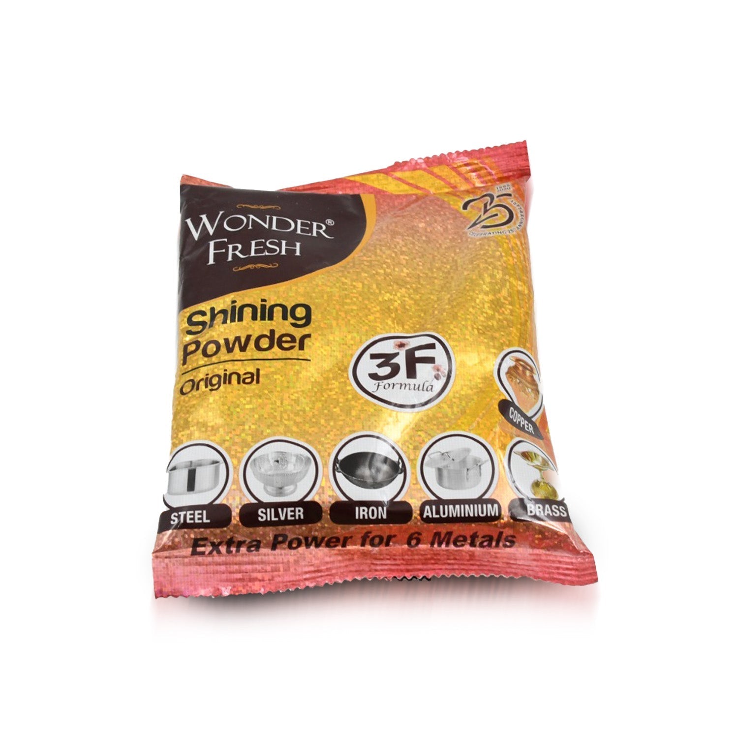 Shining Powder Cleans Polishes Copper Brass Silver Aluminum Iron Steel Removes 200 GM signaturekarts