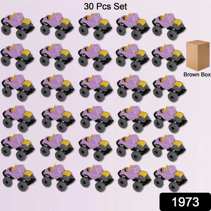 Mini Monster Trucks Friction Powered Cars for Kids  Blaze Truck for Kids (30 Pcs Set) signaturekarts