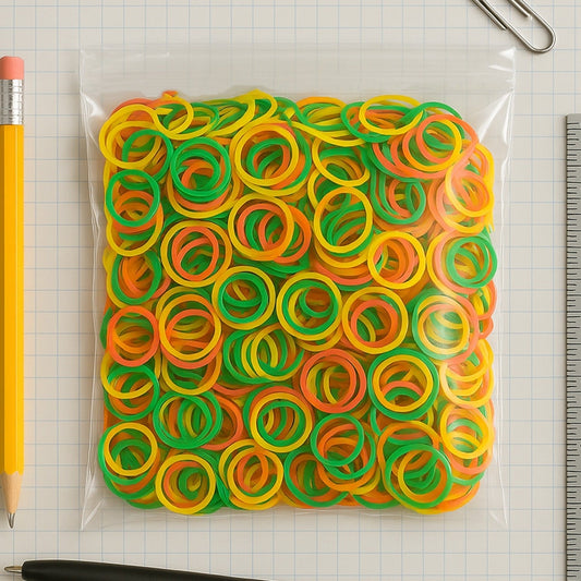 Multicolor Rubber Bands (Elastic & Reusable, Office & Home), Hair accessories signaturekarts