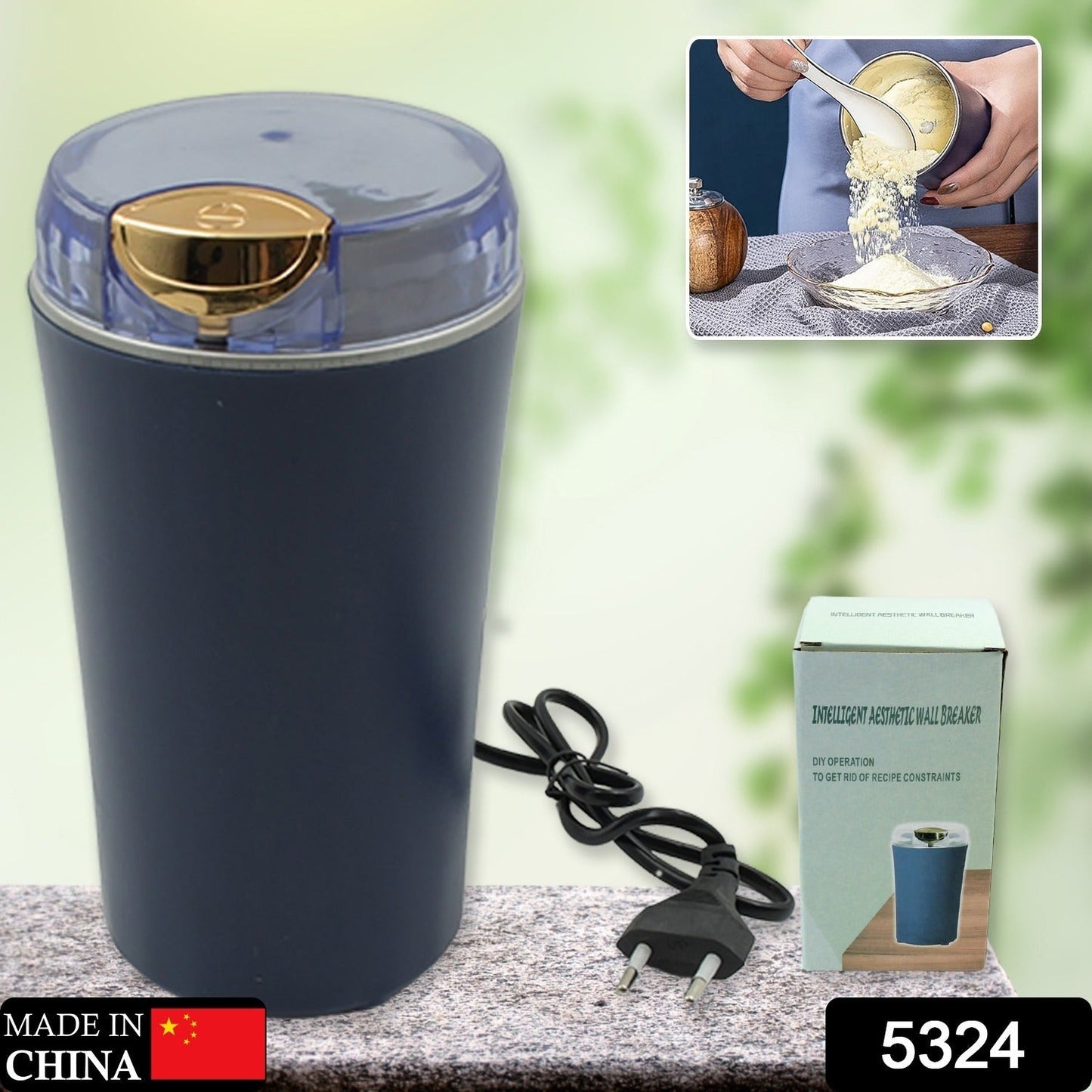 Portable 4-Blade Mini Grinder & Blender for Home & Office signaturekarts