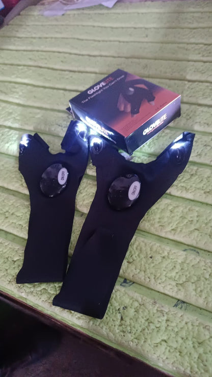 LED Flashlight Gloves Gifts for Men (Hand Gloves Light / 1 Pair) Signaturekarts