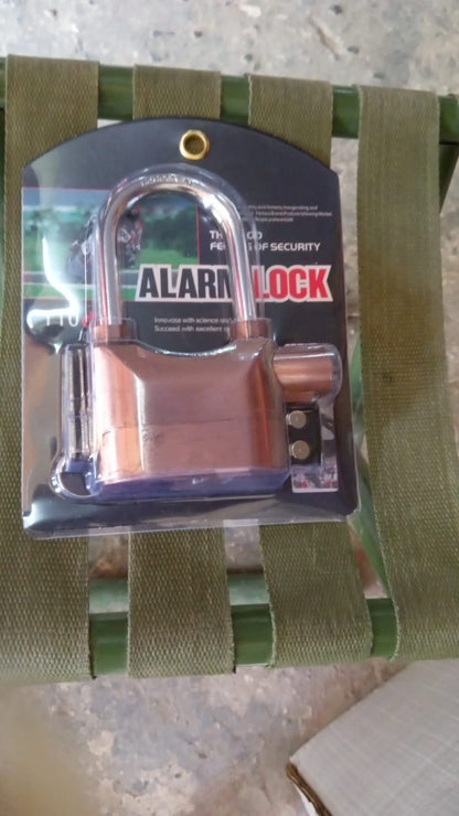 Security Alarm Metallic Lock System with 3 Keys (1 Set / Mix Color) signaturekarts