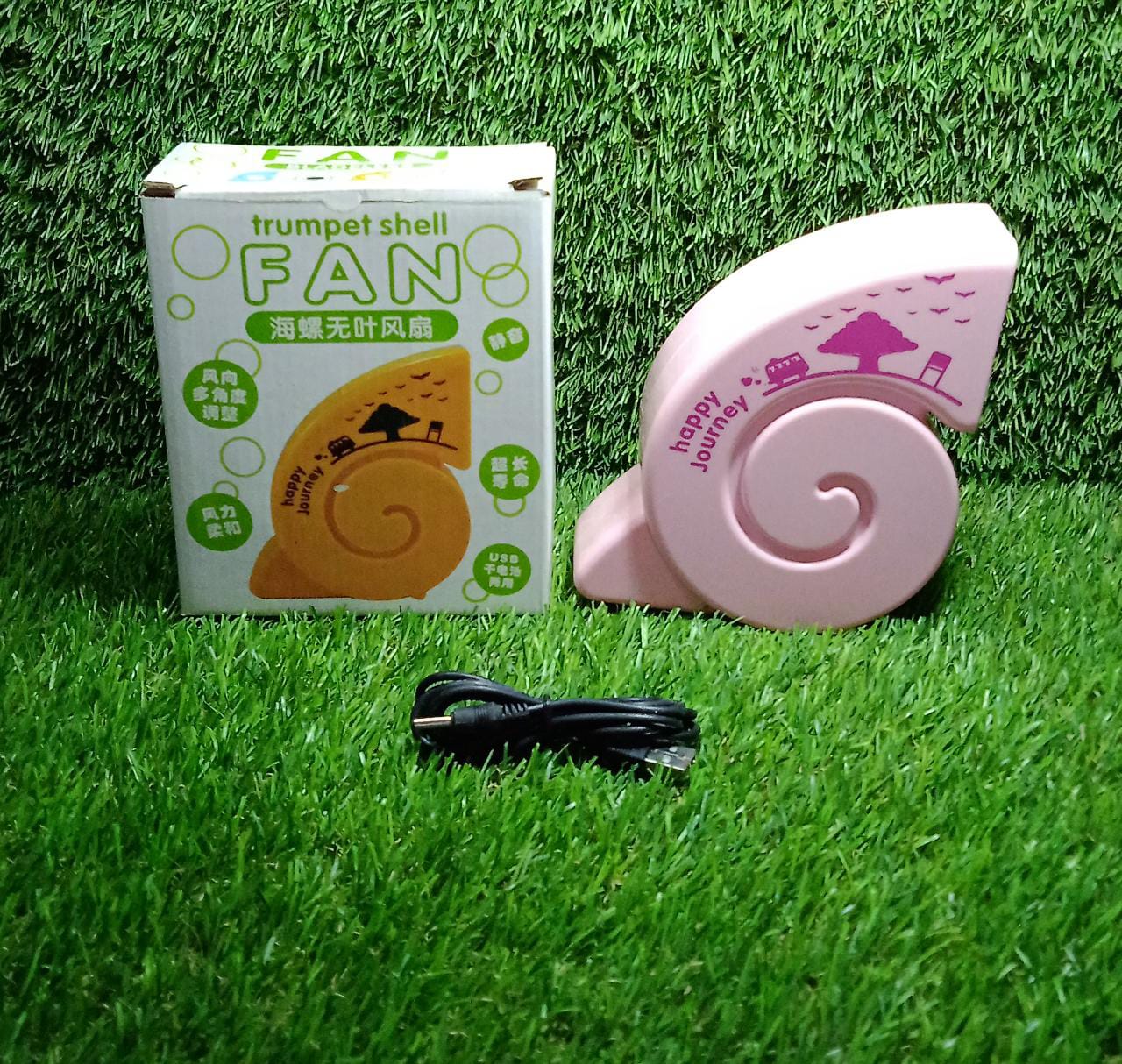 Cute USB Mini Fan: Bright, Quiet & Portable for Your Desk (Battery Not Included) signaturekarts