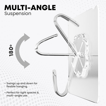 Multipurpose Strong Small Stainless Steel Adhesive Wall Hooks Your Brand