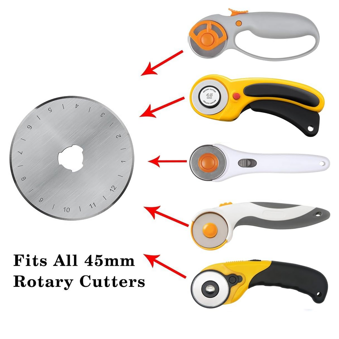 Heavy Duty Rotary Cutter 45mm Blade (1 Pc) signaturekarts