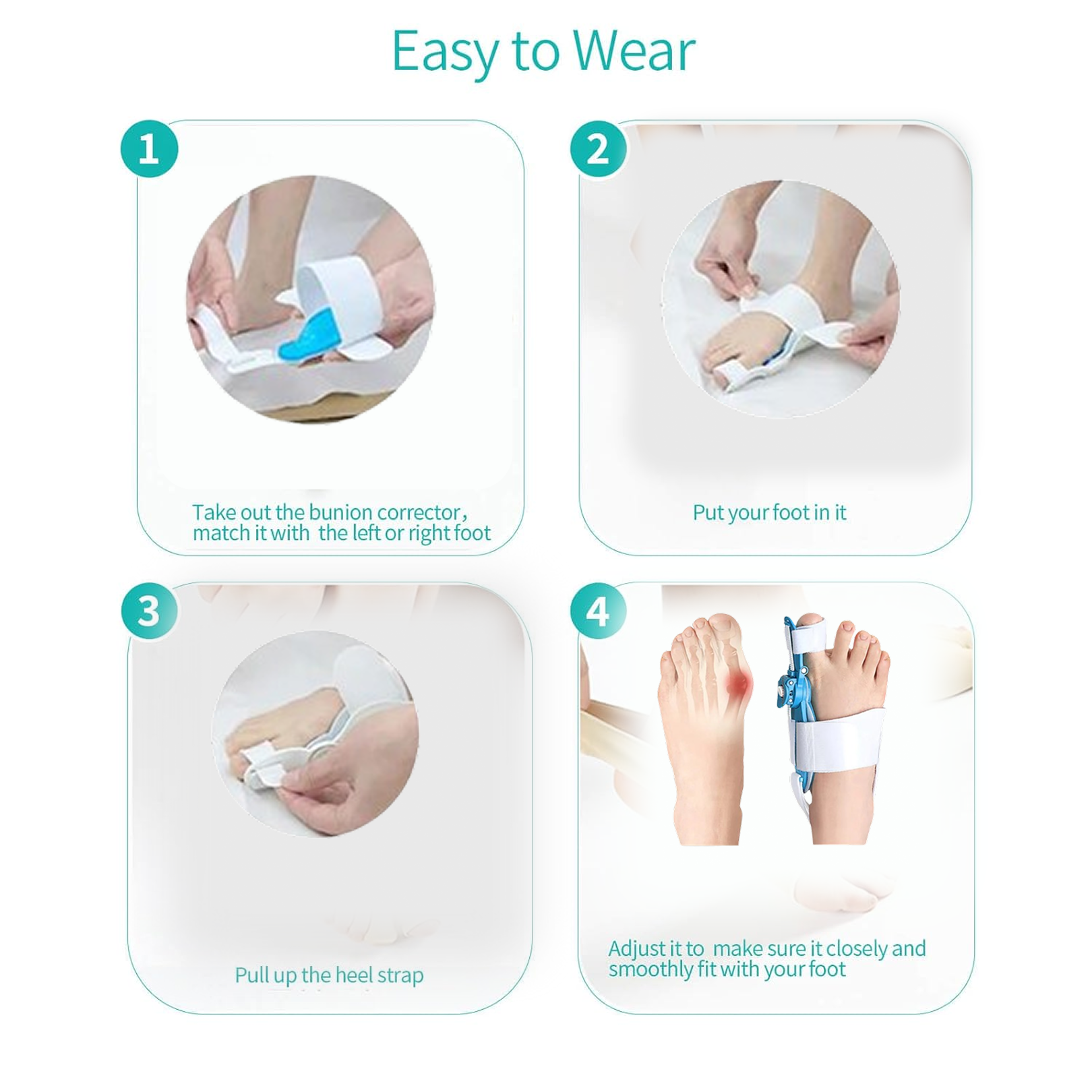 Adjustable Bunion Support Splint – Hallux Valgus Corrector for Men & Women signaturekarts