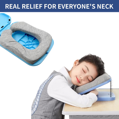 Foldable Soft Nap Doughnut Pillow – Slow-Rebound, Portable Head Cushion Kids & Office signaturekarts