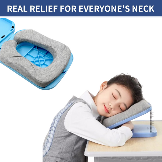 Foldable Soft Nap Doughnut Pillow – Slow-Rebound, Portable Head Cushion Kids & Office signaturekarts