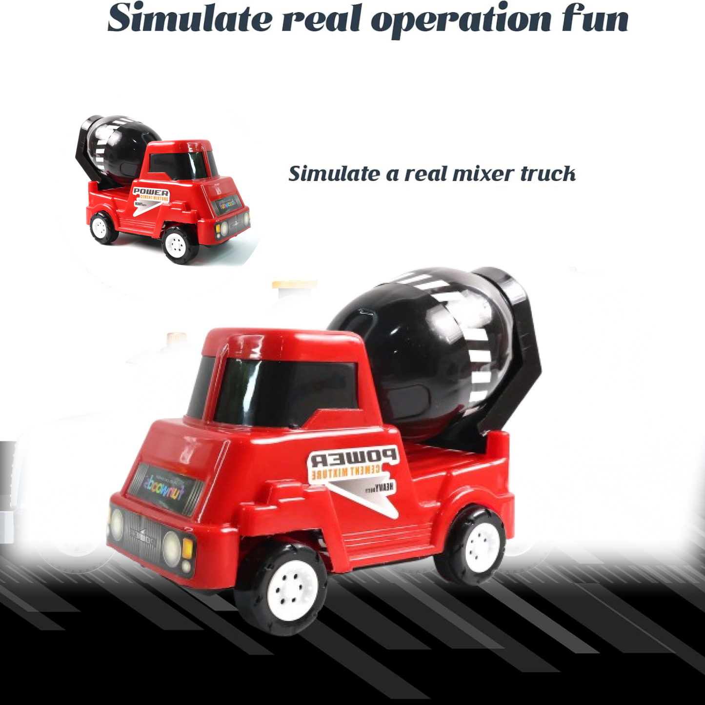 Funwoods Kids Power Cement Mixture Toy Truck - (1 Pc) signaturekarts