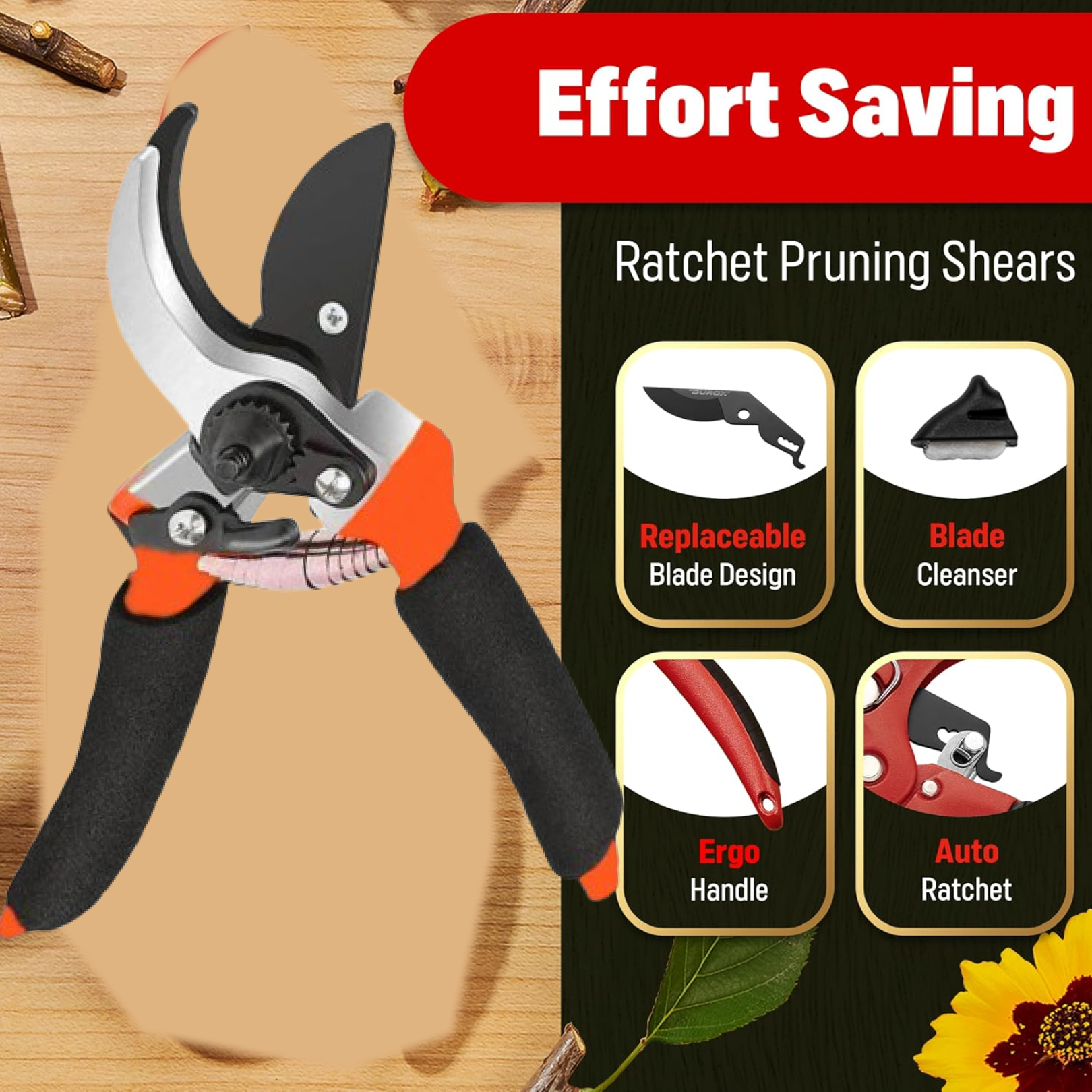 Garden Shears Sharp Cutter Pruners Scissor, Pruner, flower cutter Signature Kart