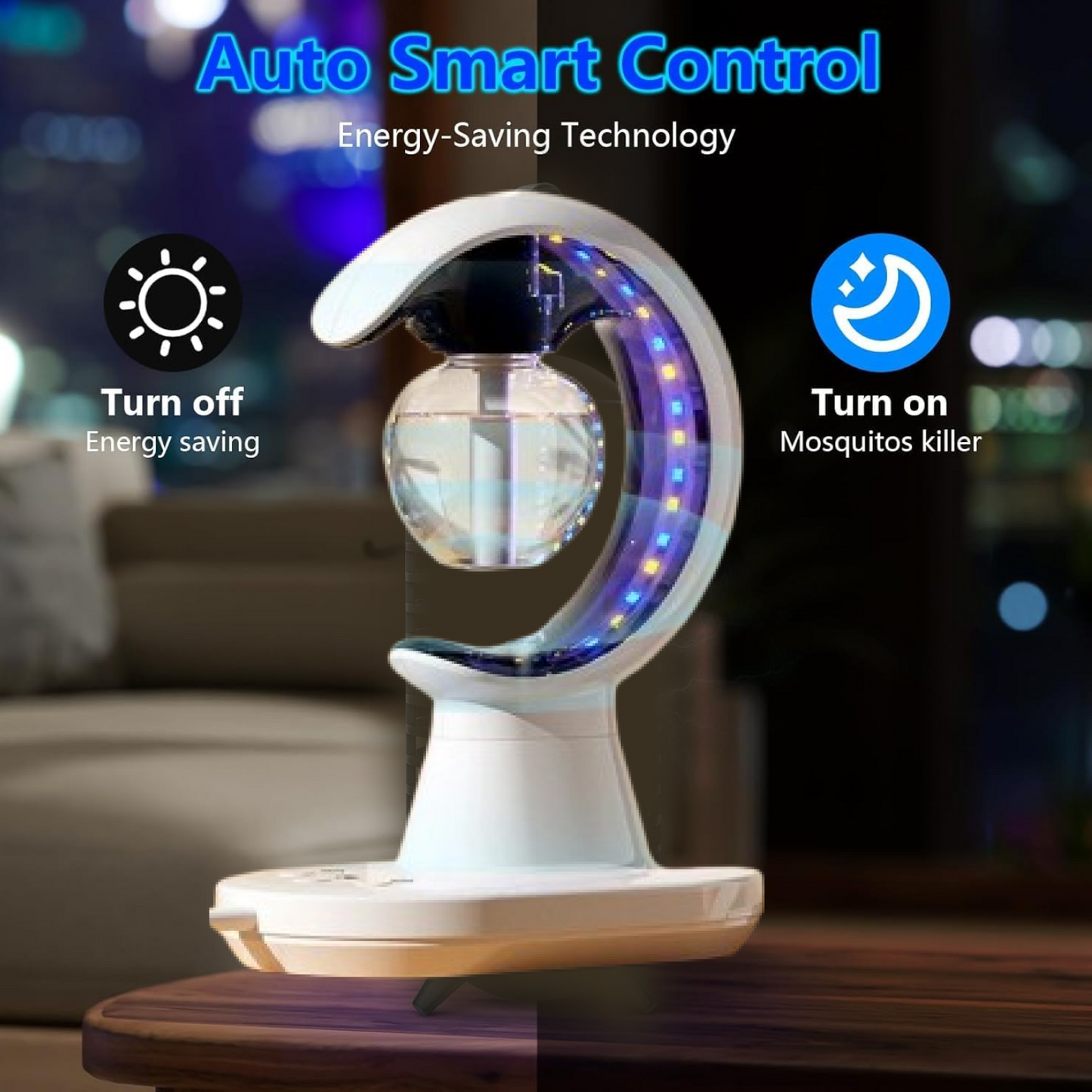 3-in-1 LED Lamp with Humidifier and Mosquito Repellent (1 Pc) signaturekarts