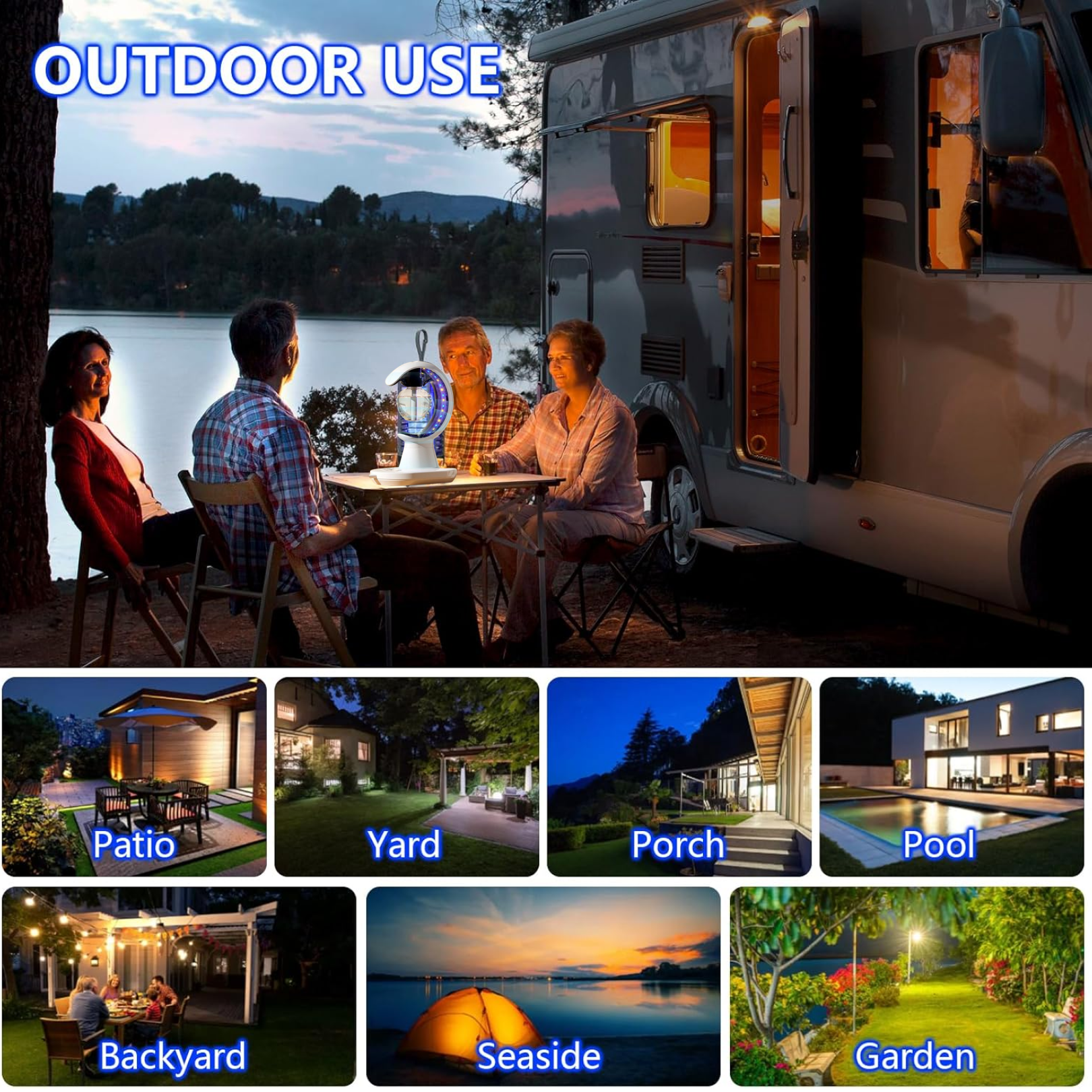 3-in-1 LED Lamp with Humidifier and Mosquito Repellent (1 Pc) signaturekarts