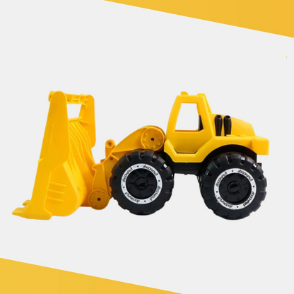 Funwoods Friction-Powered Front Loader / Bulldozer Toy - (1 Pc) signaturekarts