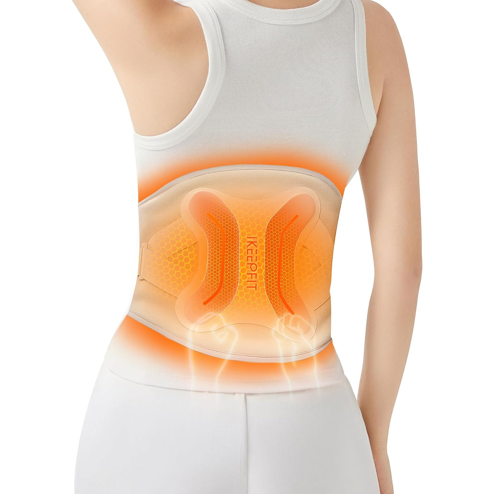 Rechargeable Smart Warm Palace Belt, Period Massager (1 Pc) signaturekarts