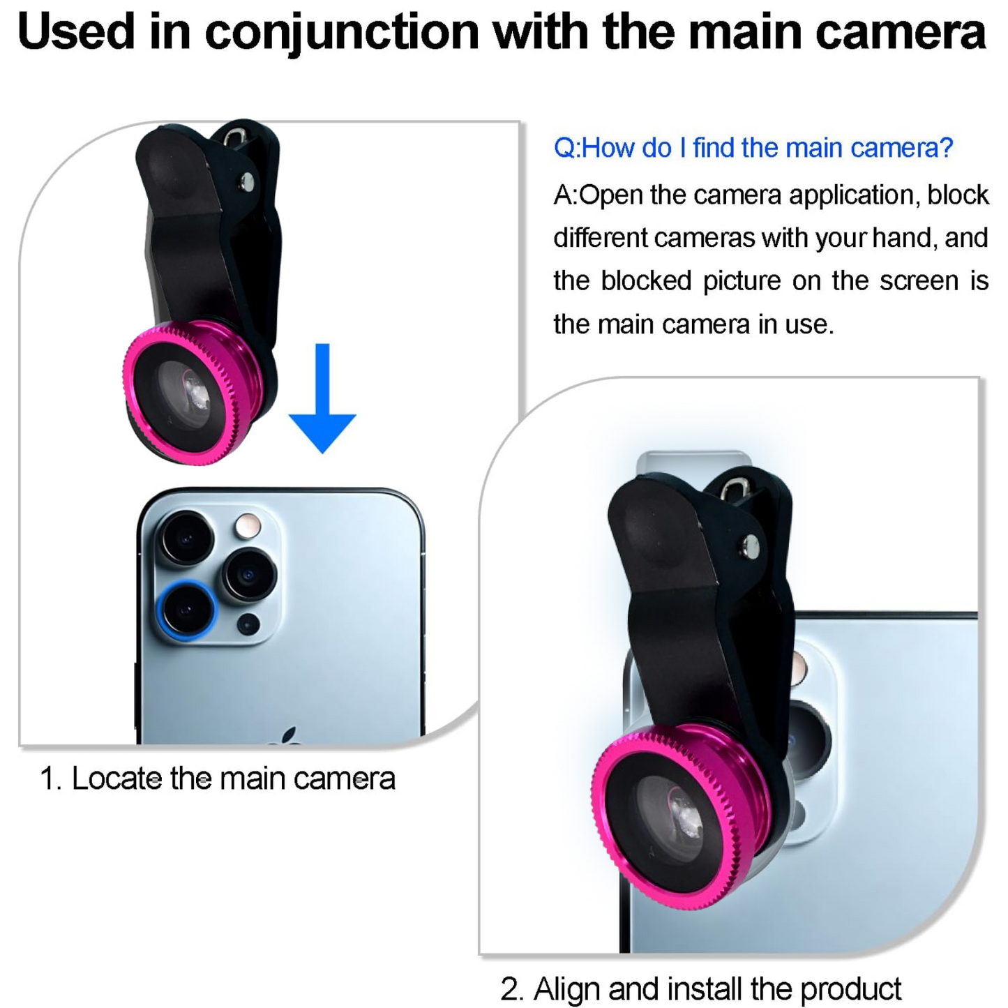 Universal Clip-On Mobile Camera Lens (1 Set) signaturekarts