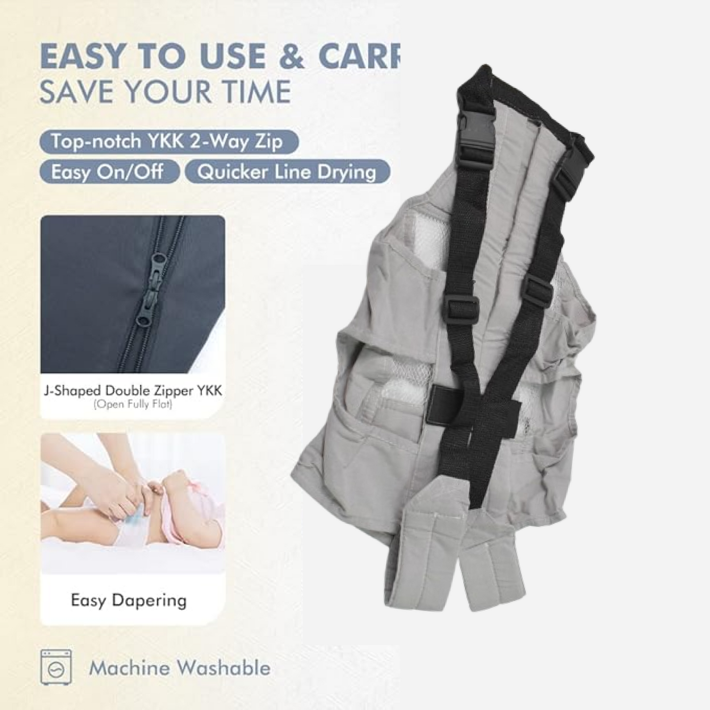 Ergonomic Baby Carrier Bag / Baby Holder Carrier (1 pc) Signaturekarts