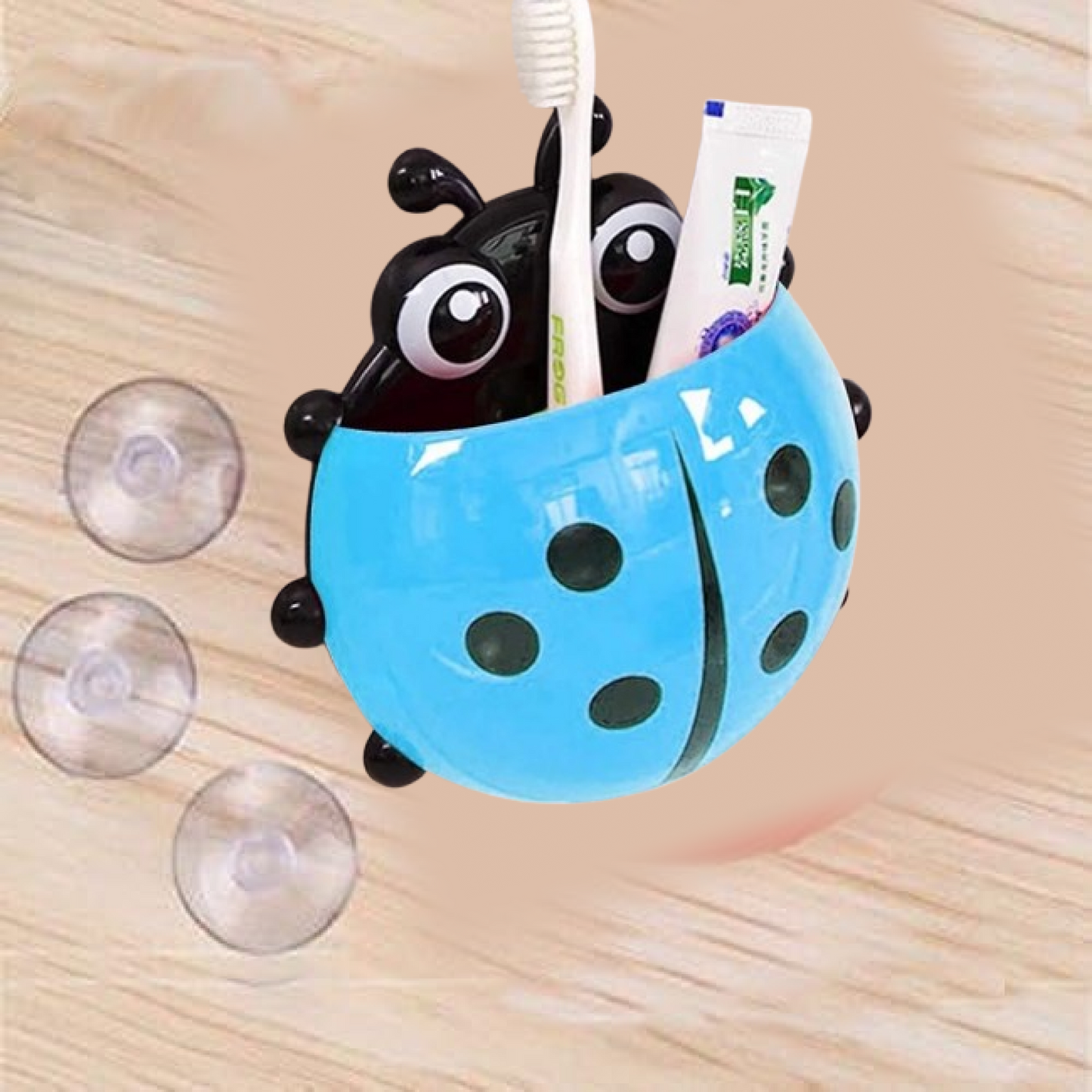 Ladybug Toothbrush Holder (1 Pc) signaturekarts