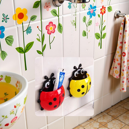Ladybug Toothbrush Holder (1 Pc) signaturekarts