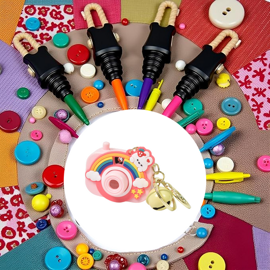 Projective Camera Keychain (1 Pc / Mix design) signaturekarts