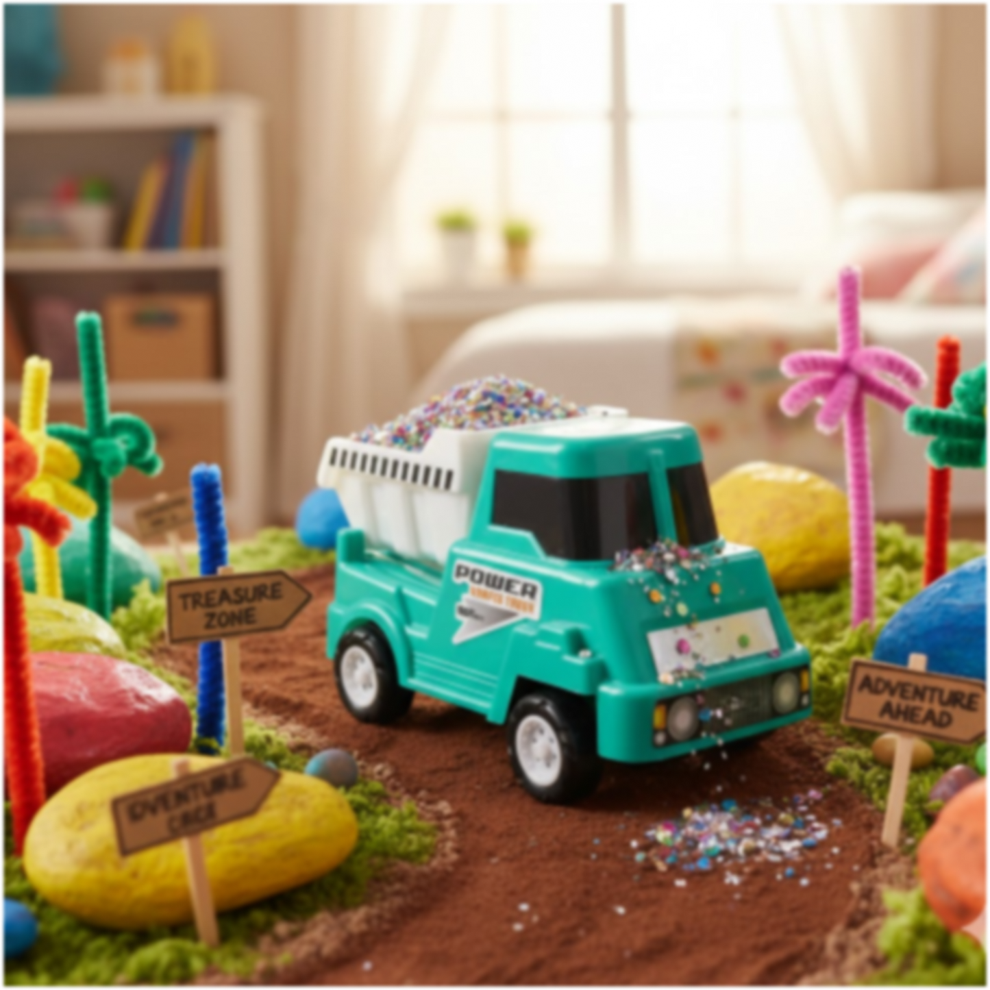 Funwoods Kids Power Dumper Truck Toy (1 Pc) signaturekarts