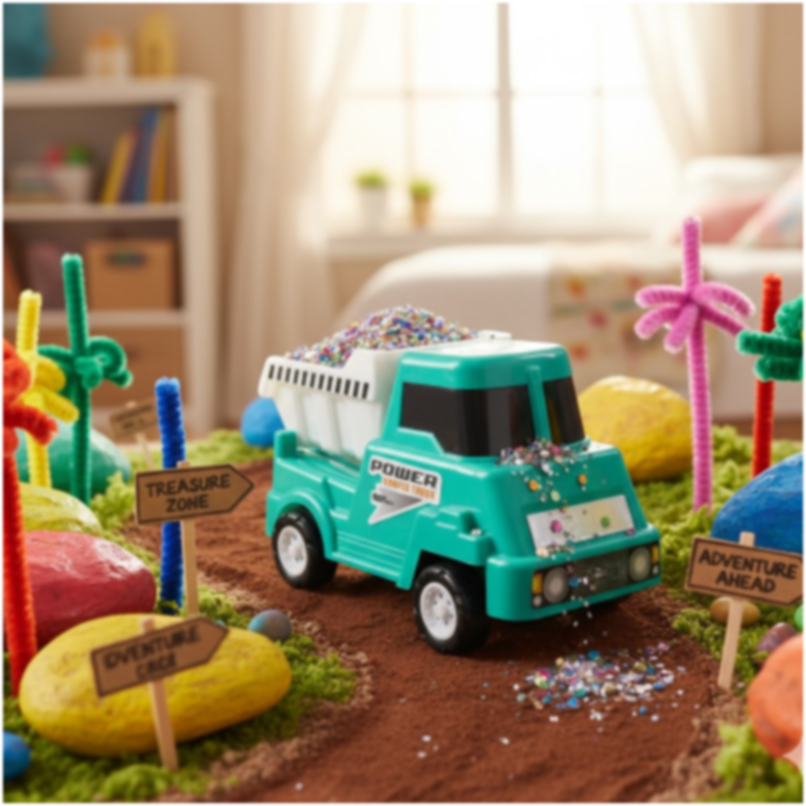 Funwoods Kids Power Dumper Truck Toy (1 Pc) signaturekarts