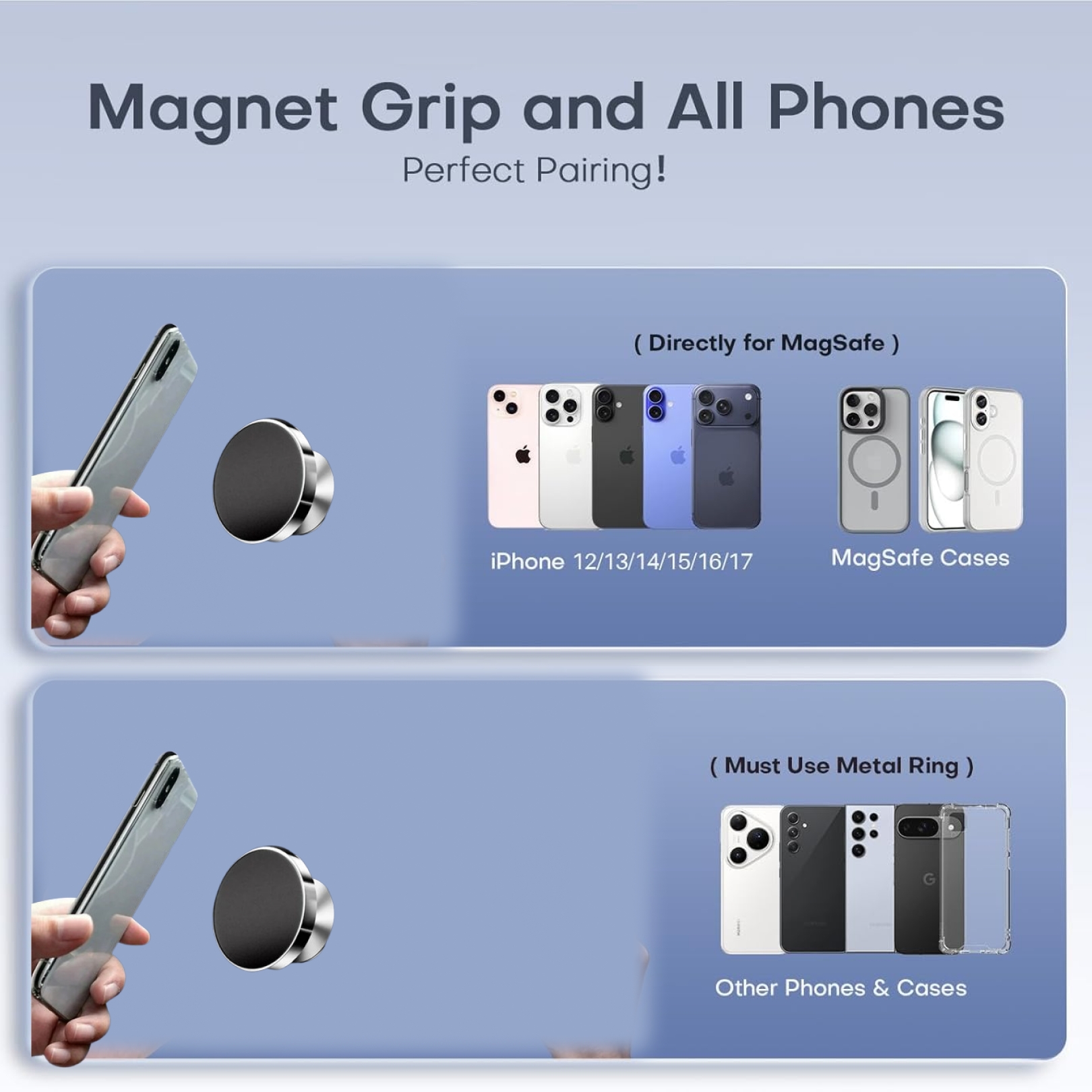 360° Rotating Magnetic Phone Holder Stand (1 Pc) Signature Kart