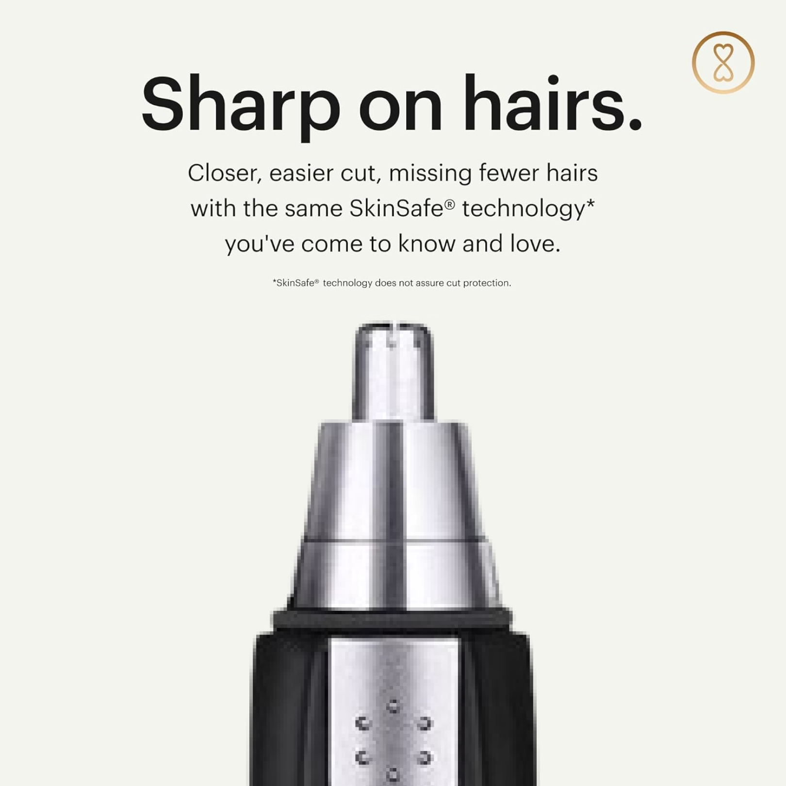 Sharp Steel Battery-Operated Ear and Nose Hair Trimmer Your Brand