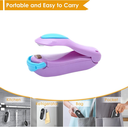 Hand Held Sealer (Mini Sealing Machine / Mix Color / 1 Pc) signaturekarts