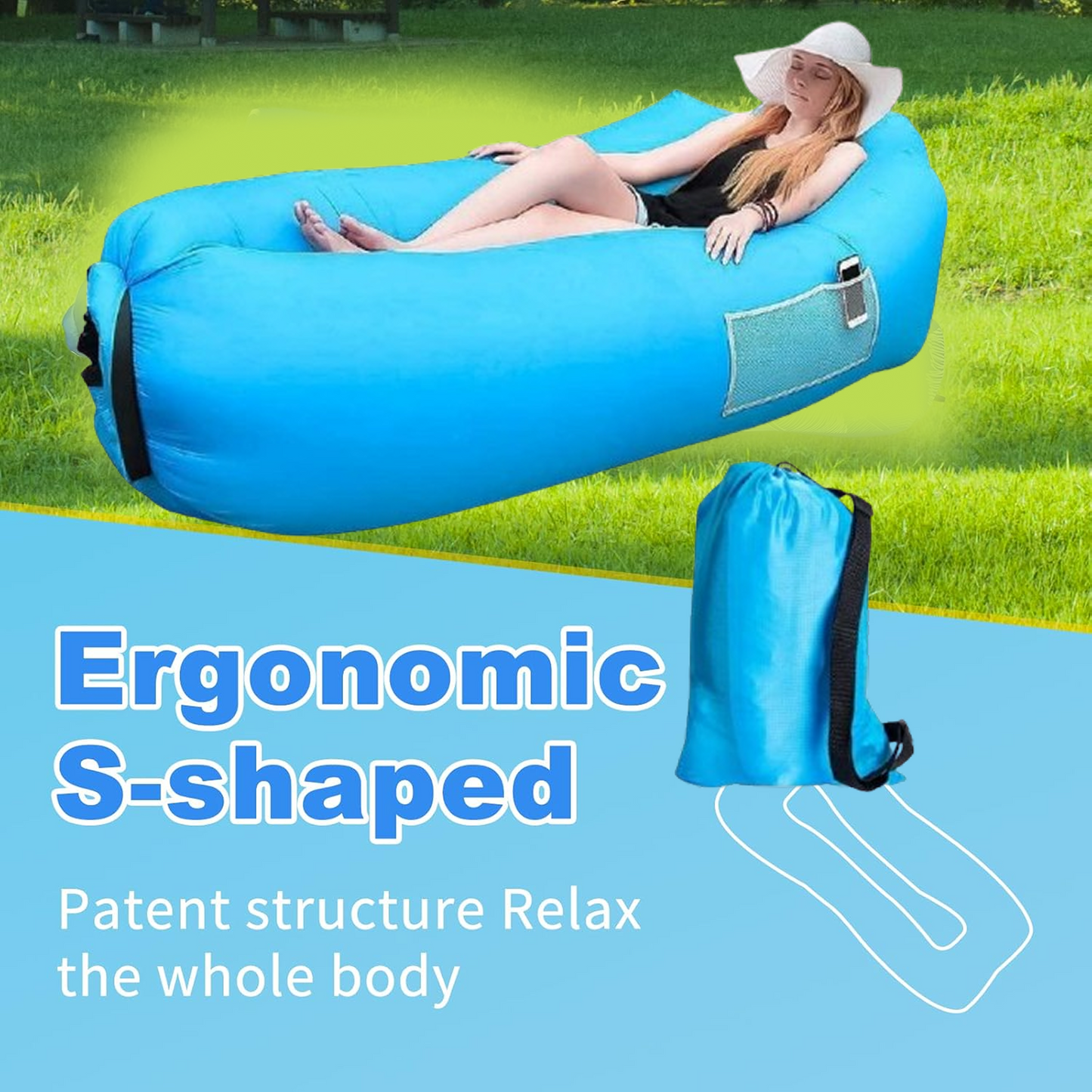 Portable Camping Inflatable Lounger Sofa Your Brand
