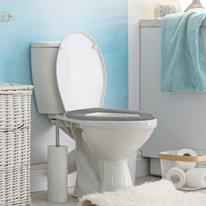 Winter Comfortable Soft Toilet Seat Mat Cover Cushion Plush signaturekarts