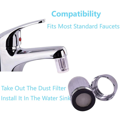 LED Light Stream Faucet Tap Adapter (1 Pc) signaturekarts