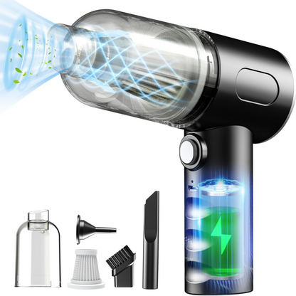 3 in 1 Mini Car Vacuum – Wireless, Rechargeable, Blower & Dust Cleaner for Car & Home signaturekarts