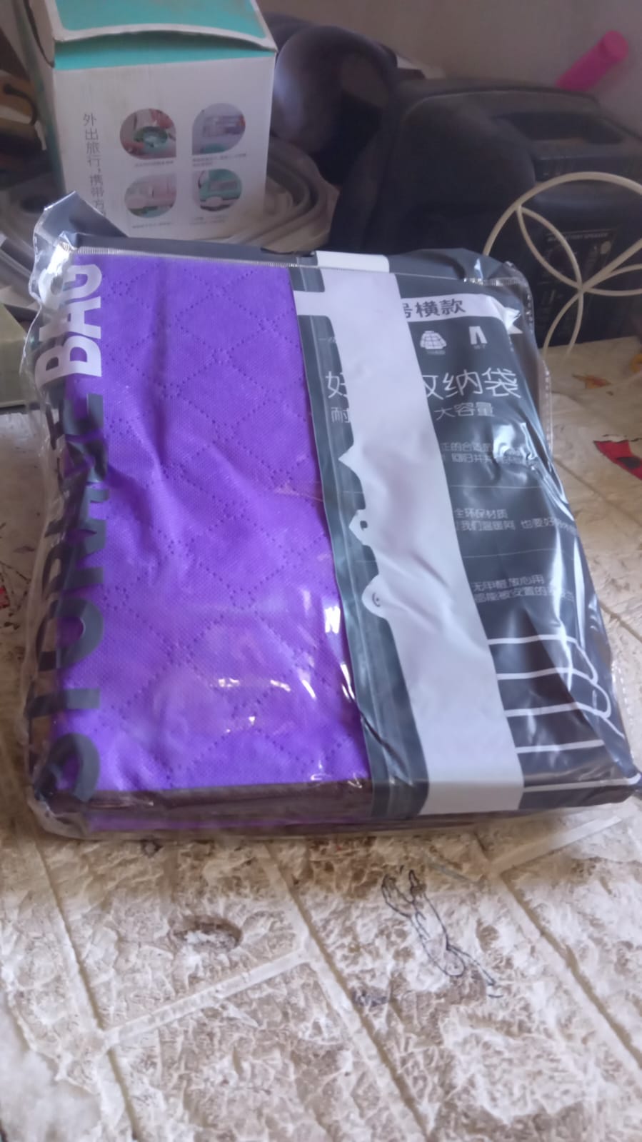 Clothing storage bag zipper, non-woven storage bag storing the clothes and sarees Signaturekarts
