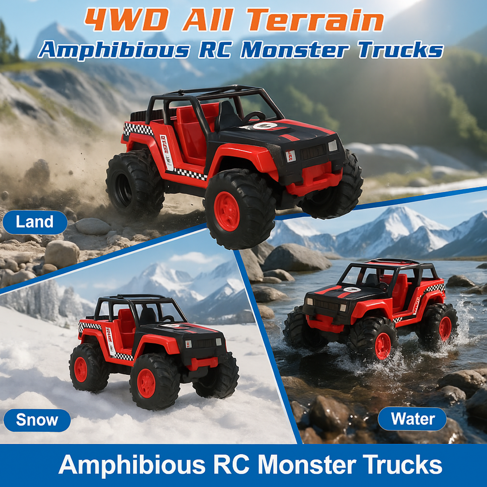 Funwoods Free-Wheel Racing Jeep Toy Car - (1 Pc) signaturekarts
