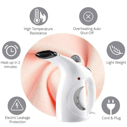 Portable Handheld Garment & Facial Steamer (1 Pc) signaturekarts